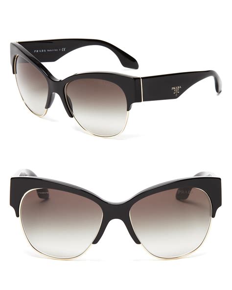 prada 00mm cat eye sunglasses|59mm cat eye sunglasses prada.